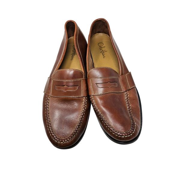 Cole Haan 14 Brown Leather Penny Loafer Career Professional Academia Classic - Picture 5 of 6